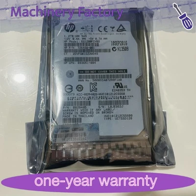 718162-B21 HP 1.2TB 6G SAS 10K 2.5in DP ENT SC HDD 718159-002 718292-001 - Image 1 of 4