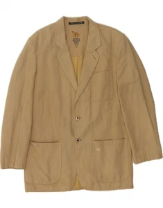 Chaqueta Blazer CAMEL ACTIVE Hombre Longline 2 Botones IT 50 Grande Beige Algodón AP01 - Imagen 1 de 3