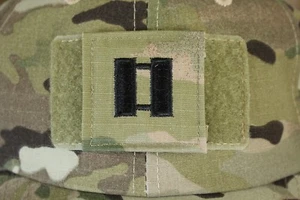 USCG US COAST GUARD I/A MULTICAM OCP O-3 HOOK BACK CAMOUFLAGE CAMO UNIFORM RANK - Picture 1 of 6