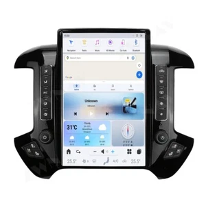 14.4 inch Tesla Style Android 13 Car Radio for Chevrolet Silverado 2014-2019 - Picture 1 of 31