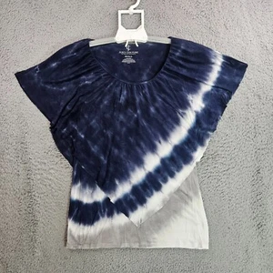 Juicy Couture Top Damen klein ärmellos Batik dunkelblau weiß - S - Bild 1 von 8