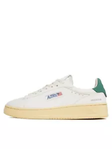 AUTRY ADLW NG05 DALLAS sneakers da donna in pelle colore Bianco Verde - Picture 1 of 6