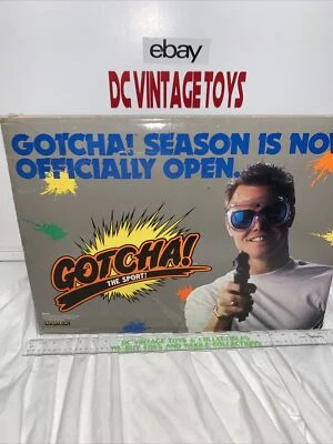 Exhibición de tienda vintage Entertech Water GOTCHA Jim McMahon 1987 Chicago BEARS LJN Foto 1 de 4