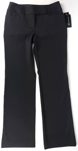 Inc. International Concepts Black Straight Leg Dress Pants Sz 4 NWT - Picture 1 of 4