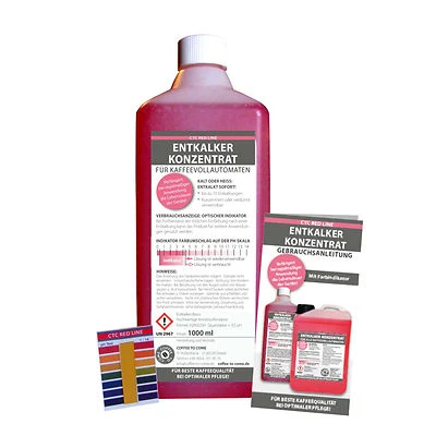 CTC ENTKALKER KONZENTRAT 1000ml descalcificador concentrado con indicador para cafeteras automáticas como Saeco etc.