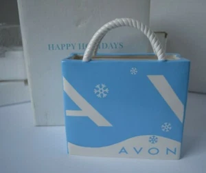 RARE AVON PORCELION HANDBAG MADE FOR REPS DECEMBER 2003 - Picture 1 of 6