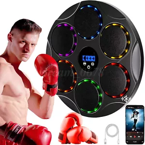 Music Punching Machine Smart Bluetooth Boxing Equipment Wall Mounted LED Display - Picture 1 of 16