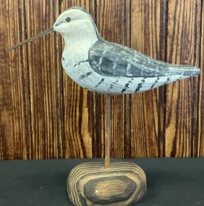 Paul H. Umfleet Hand Carved Shorebird “Paulette’s Peep” #43 Signed Decoy - Picture 1 of 8