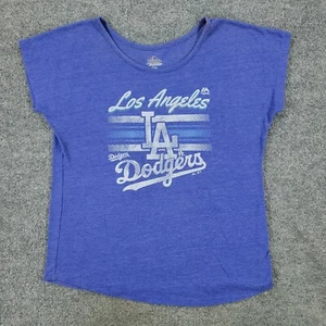 Los Angeles Dodgers Shirt Damen Medium Blau MLB Baseball Grafik Kurzarm - Bild 1 von 14
