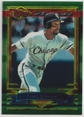 1994 Topps Finest #54 Lance Johnson Chicago White Sox - Image 1 of 2