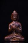 collectible old bronze tibetan buddhism Sakyamuni buddha statue 7cm 