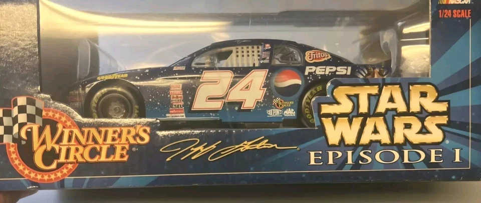 NASCAR STAR WARS эпизод 1 Pepsi Джефф Гордон #24 гоночный автомобиль модель TY - новый в коробке  - Изображение 1 из 4