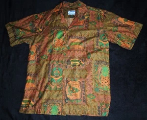 Waltah Clarke's Hawaiian Shop - Vintage USA Aloha Hawaii M Cotton Shirt POSTAGE - Picture 1 of 15