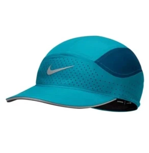 NIKE Adult Tailwind Perforated Adj. Running Hat/Cap, Teal Blue BV2204-367 - Picture 1 of 3