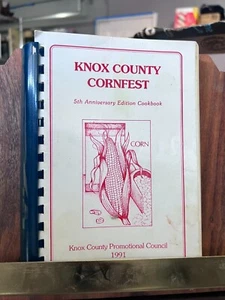 Knox County Edina Missouri Cornfest 1991 5th Anniversary Edition Cookbook Recipe - Picture 1 of 5
