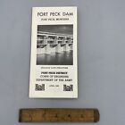Fort Peck Dam Corps Of Engineers Montana Map 1950