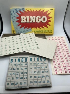 Vintage Bingo Game Set E.E. Fairchild Corporation Complete and Unused! - Picture 1 of 12