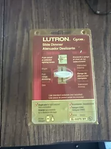 Lutron Glyder Interruttore Dimmer a Scorrimento Bianco, 600 Watt, Monopolare GL-600PH-WH - Foto 1 di 2