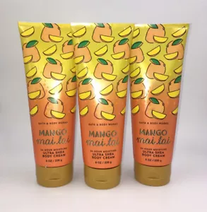 NEW Lot Of 3 Bath & Body Works Mango Mai Tai Body Cream 8 Oz - Ships For FREE!! - Picture 1 of 1