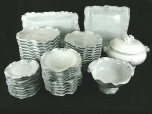 ABIGAILS FLEUR DE LIS DINNERWARE SETS BY CHOICE (CHOSE FROM LIST BELOW) - Picture 1 of 12