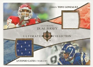 2006 Upper Deck Dual Jersey #UD-GGTony Gonzalez-Antonio Gates 74/99 (Relic) - Picture 1 of 2