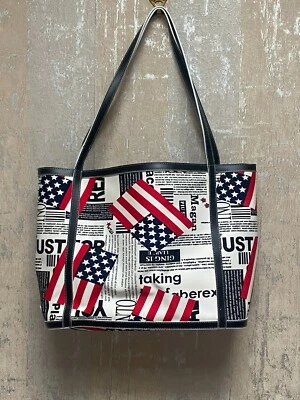 Maxx Bolso de Hombro Nueva York Bandera Americana 11.5" Altura Nuevo con Etiqueta Foto 1 de 4