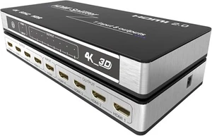 Kago HDMI Splitter 1 in 8 Out - 4K@60Hz, HDMI 2.0, HDCP 2.2, 18Gbps, Plug & Play - Bild 1 von 9