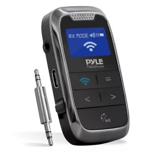 Pyle 3.5mm Jack Bluetooth 5.1 Wireless BT Transmitter Receiver Audio Adapter - Photo 1/7