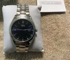 bulova tfx men's blue dial sport bracelet watch