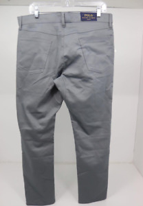Ralph Lauren Polo Men's Slim Fit Stretch Performance Pants Grey Size 34x30 NWT
