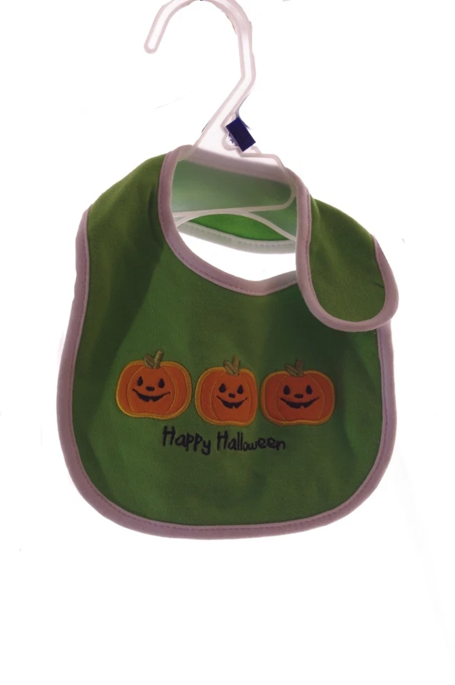 My First 1st Halloween Verde Lindo Babero Bebé Calabaza Nuevo en Caja Niños Niñas NUEVO Foto 1 de 1