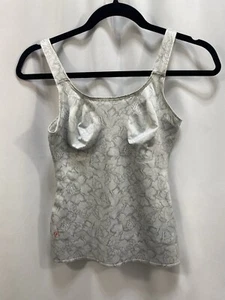 RUBY RIBBON SIZE 32 Gray Original Cami Shapewear With Mesh - Picture 1 of 6
