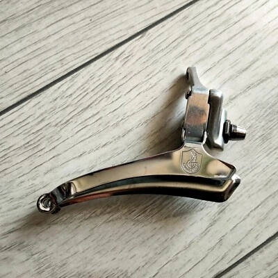 Vintage Campagnolo Road Bicycle Front Derailleur Bottom Pull Road Bike Parts NOS - Image 1 of 4