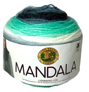 Lion Brand Mandala Yarn “Genie” 525-217 Acrylic Cake Skein, 5.3 Oz. NEW - Picture 1 of 4