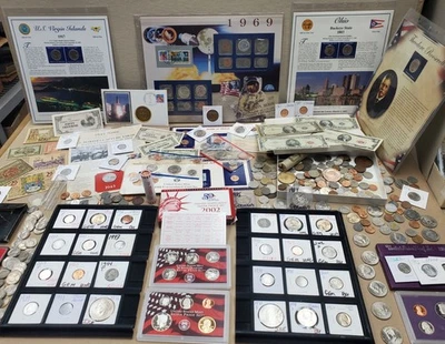 Estate Sale HUGE Auction Coin Lot, Proof Sets, Lot's Of Silver Coins, Lincoln 1c - Image 1 of 4