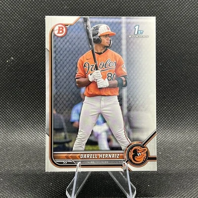 2022 Bowman Prospects #BP-27 Darell Hernaiz Baltimore Orioles - Image 1 of 2