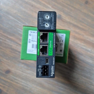 Schneider Electric TM3BCEIP Interface Ethernet TM3 Bus Coupler Module - Photo 1/2