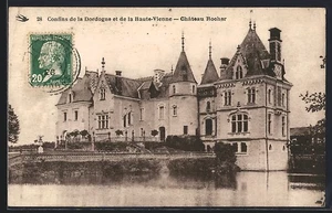 CPA Château Rocher, Vue du château et de son reflet dans l´eau 1926 - Picture 1 of 2