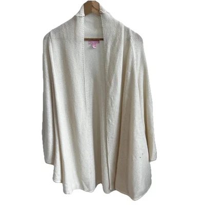 Cárdigan Lilly Pulitzer 100 % cachemir suéter frente abierto talla XL Foto 1 de 4