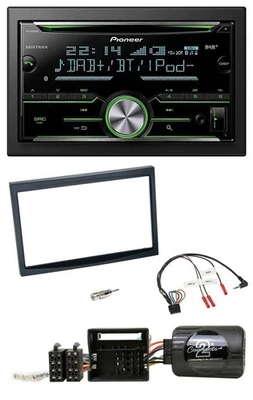 Pioneer Bluetooth Lenkrad DAB 2DIN USB CD Autoradio für Citroen C2 C3 Berlingo J - Bild 1 von 4