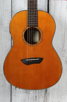 Yamaha CSF-TA TransAcoustic Parlor Acoustic Electric Guitar Vintage Natural - Image 1 of 4