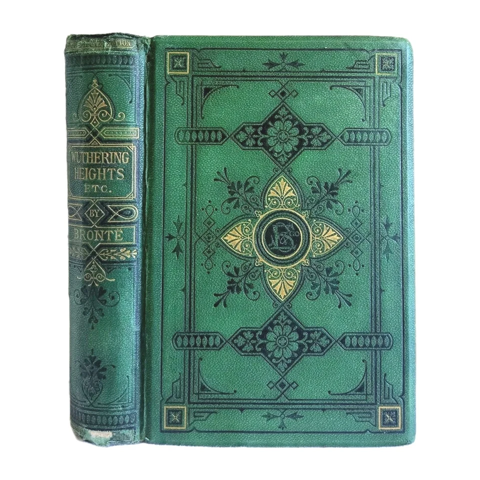1873 Wuthering Heights By Emily Brontë + Agnes Grey Antique Victorian Classic  Foto 1 de 4