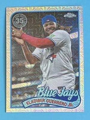 2024 Topps Series 1 Chrome Silver Pack Mojo Vladimir Guerrero Jr. #T89C-24 - Image 1 of 2