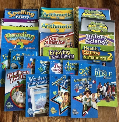 Abeka 2nd Grade Curriculum lot Teacher Parent Student Reading Arithmetic Science - Image 1 of 4