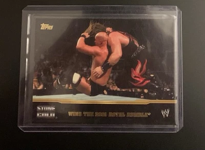 2014 Topps WWE - Champion Spotlight Stone Cold Steve Austin Steve Austin #7 - Image 1 of 2