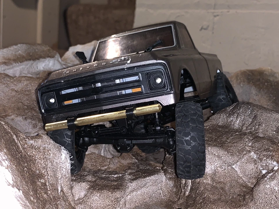 Axial SCX24 C10 Brass Push Bar Bumper - Image 1 of 4