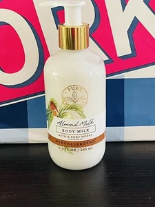 New Bath Body Works Pure Simplicity Almond Milk Body Milk ParaBen Free Vegan - Picture 1 of 2