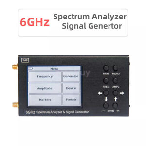 New 35MHz-6.2GHz SA6 Spectrum Analyzer Spectrum Explorer Signal Genertor