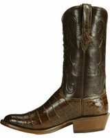 Stivali stivale texani country western cowboy uomo 43 boots coccodrillo  cognac | eBay