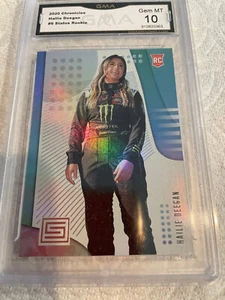 HAILIE DEEGAN 2020 CHRONICLES STATUS ROOKIE RC # 6 GRADED 10 L@@@K - Picture 1 of 2